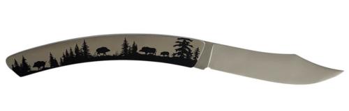 Le Thiers® par P. Cognet-Manche inox avec gravure laser sanglier