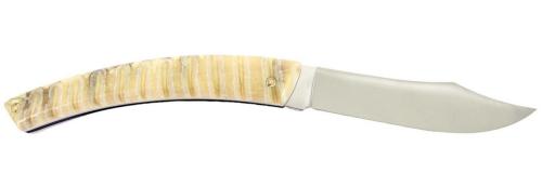 Couteau Le Thiers® par P. Cognet - manche molaire de mammouth.