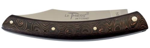 Le Thiers® par P. Cognet-Manche fibre de carbone motifs cuivrés.