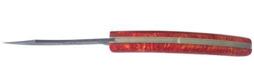 Couteau Le Thiers par P.Cognet manche en Juma rouge