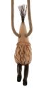 Pendentif Douk-Douk® ivoire de phacochère et chêne morta.