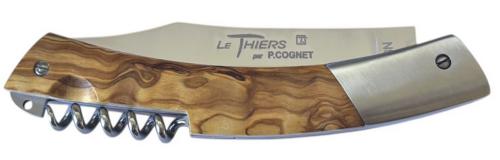 Le Thiers par P. Cognet manche en bois d'olivier