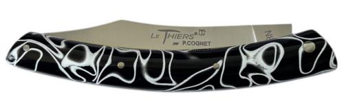  Le Thiers par P. Cognet acrylique striée noire
