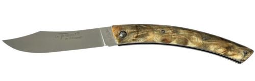Couteau Le Thiers® par P. Cognet - manche en fourche de peuplier.