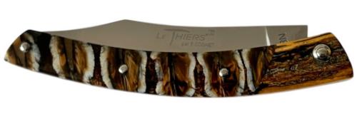 Couteau fermant Le Thiers® par P. Cognet-molaire de mammouth stabilisée
