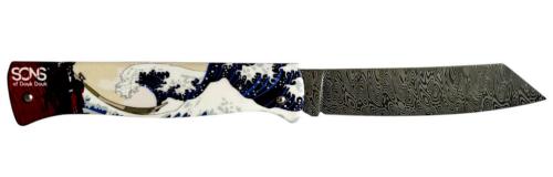 Sons Of Douk-Douk® Art Japonais, lame Higonokami damas Thor™.