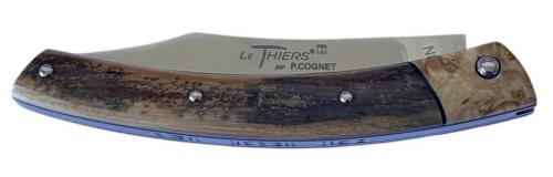 Le Thiers® par P.Cognet-manche croûte de mammouth et mitre érable