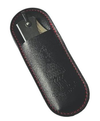 Etui cuir avec marquage Douk-Douk en relief
