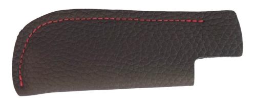 Etui cuir avec clip métal de ceinture lame Yatagan.