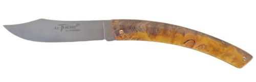 Couteau Le Thiers® par P. Cognet - Loupe de frêne stabilisée.