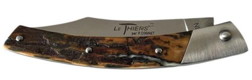 Le Thiers® par P. Cognet manche croûte de mammouth stabilisée.