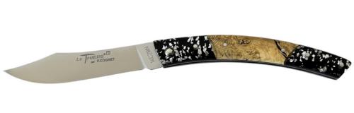 Le Thiers® par P. Cognet-Résine inclusion feuille d'argent et mitre buis