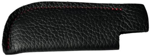 Etui cuir avec clip métal de ceinture lame Yatagan.