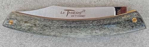 Couteau Le Thiers® par P. Cognet - Manche Os de Chameau.
