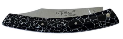 Couteau Le Thiers® par P. Cognet - manche en onyx argent reconstitué