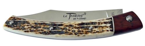 Le Thiers® par P.Cognet manche en os cerfé, mitre amourette