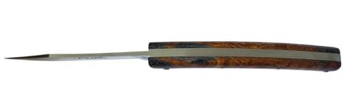 Couteau Le Thiers® par P. Cognet - manche en loupe de frêne olivier.