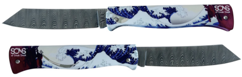 Sons Of Douk-Douk® Art Japonais, lame Higonokami damas Odin'Eye