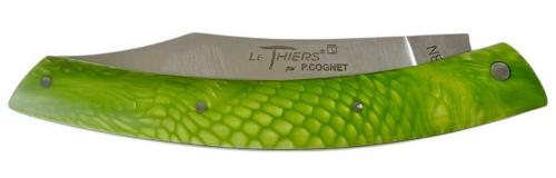 Le Thiers® par P.Cognet manche en Juma vert.