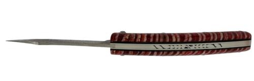 Couteau fermant Le Thiers® par P. Cognet-Molaire de Mammouth rouge