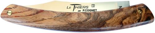Le Thiers par P. Cognet manche en Loupe de frêne stabilisée.