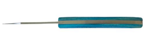 Couteau Le Thiers® par P. Cognet - manche en os de chameau teinté bleu 