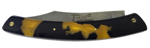  Le Thiers® par P. Cognet manche ziricote et résine or nacrée