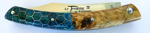 Le Thiers®par P. Cognet-Manche Loupe de peuplier stabilisée.