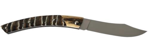 Couteau fermant Le Thiers® par P. Cognet-molaire de mammouth stabilisée