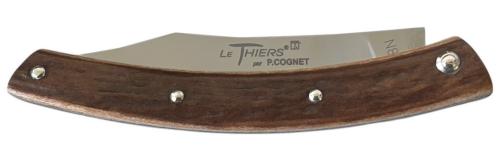 Couteau Le Thiers® par P.Cognet-manche en cerf européen teinté
