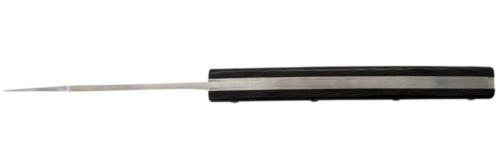 Couteau fermant Le Thiers® par P. Cognet-fibre de carbone bleue.