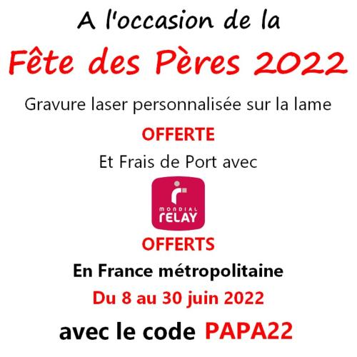Fete des Peres 2022 - Code PAPA22