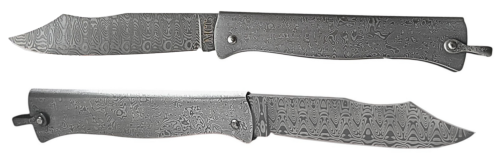 Douk-Douk® tout damas lame Ladder et manche et belière Wild