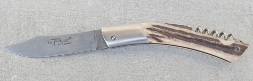 Couteau Le Thiers® par P. Cognet - Manche bois de cerf Sambar.