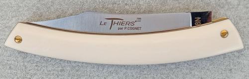 Couteau Le Thiers® par P. Cognet - Manche Elforyn, lame inox 14C28N