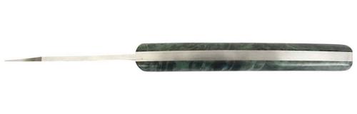 Couteau Le Thiers® par P. Cognet - manche en érable stabilisé vert.