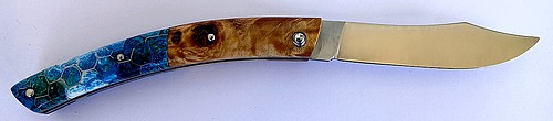 Le Thiers®par P. Cognet-Manche Loupe de peuplier stabilisée.