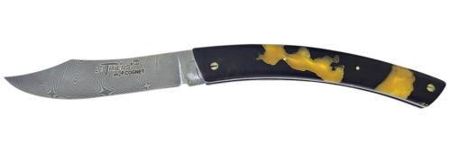  Le Thiers® par P. Cognet manche ziricote et résine or nacrée