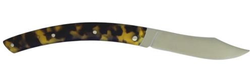 Couteau fermant Le Thiers® par P. Cognet écaille de tortue acétate.