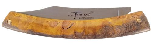 Couteau Le Thiers® par P. Cognet - Loupe de frêne stabilisée.