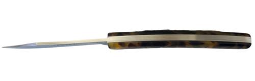 Couteau fermant Le Thiers® par P. Cognet écaille de tortue acétate.