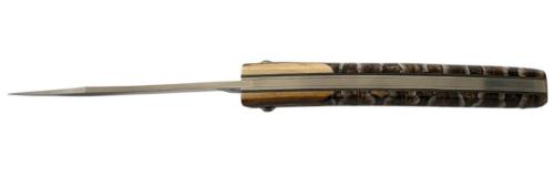 Couteau fermant Le Thiers® par P. Cognet-molaire de mammouth stabilisée