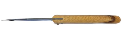 Couteau Le Capucin manche buis de résine cuivré