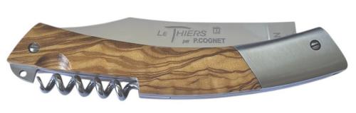 Le Thiers par P. Cognet manche en bois d'olivier