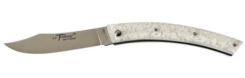 Le Thiers® par P. Cognet-Manche résine inclusion feuille d'argent.