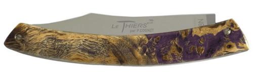 Couteau Le Thiers® par P. Cognet - Loupe de peuplier stabilisée.