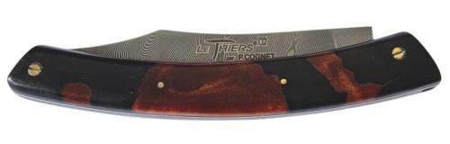  Le Thiers® par P. Cognet manche ziricote et résine cuivrée nacrée