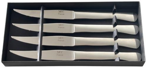 Coffret de couteaux de table steak tout inox X20Cr13 MCC forgés.