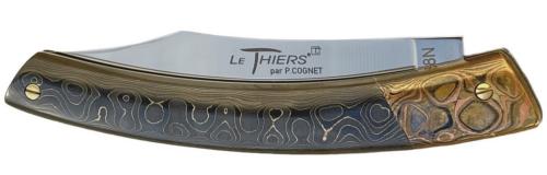 Le Thiers® par P. Cognet manche fibre de carbone, mitre Mokume-Gane.