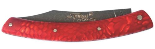 Couteau Le Thiers par P.Cognet manche en Juma rouge
